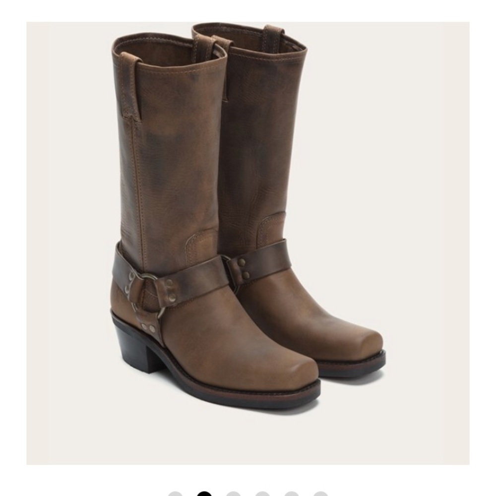 Frye Harness Brown Cowboy boot
